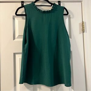 MTS Teal Sleeveless Blouse